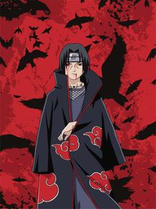 Itachi Uchiha Flying Crows Picture Wallpaper