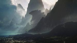 It’s a quiet day in Hawaii, until Godzilla shows up. godzilla wallpaper