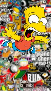It's Bart Simpson...What's Up? whatsapp wallpaper