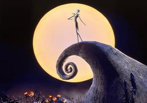 Jack Skellington and The Mayor of Halloween Town nightmare before christmas wallpaper