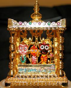 Jagannath Gold Figurine jagannath wallpaper
