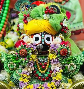Jagannath In Green Dress jagannath wallpaper