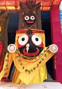 Jagannath Wearing Yellow Dress jagannath wallpaper