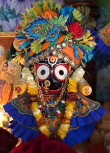 Jagannath With Floral Headdress jagannath wallpaper