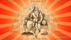 Jai Shree Ram HD Rays Wallpaper