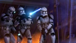 Jedi Knights defend the Republic against the Separatists in the Clone Wars. clone wars wallpaper