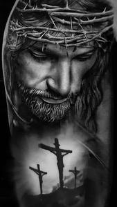 Jesus Christ At Golgotha Artwork Picture jesus wallpaper