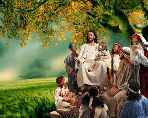 Jesus Christ Preaching Under A Tree Picture jesus wallpaper