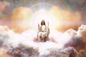 Jesus Christ Sitting In Heaven Picture jesus wallpaper