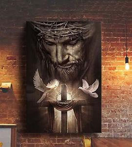 Jesus In His Crown Of Thorns Art Picture jesus wallpaper
