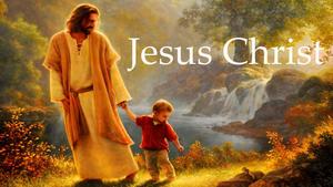 Jesus leads a young child on the path to righteousness jesus wallpaper