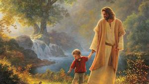 Jesus shows love for all children. jesus wallpaper