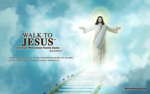 Jesus Walks With Us On Our Journey jesus wallpaper