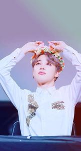 Jimin Flower Crown jimin wallpaper