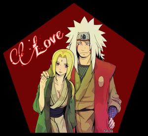 Jiraiyaand Tsunade Anime Love Illustration jiraiya wallpaper