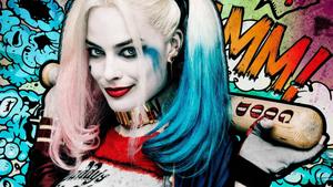 Joaquin Phoenix and Margot Robbie in a scene from the award-winning movie, Joker movie wallpaper