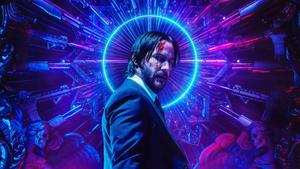 John Wick Preparing for Action Wallpaper