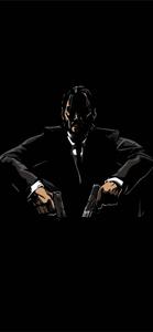 John Wick Vector Art iPhone 12 iphone 12 wallpaper