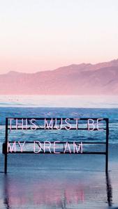 Join me in an adventure of relaxation and serenity as we explore this beautiful pink aesthetic beach aesthetic wallpaper