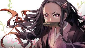 Join Nezuko in her mission to save humanity from powerful demons nezuko wallpaper