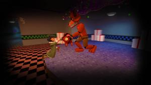 Join the Fun and Excitement of FNaF with Foxy the Pirate fnaf wallpaper