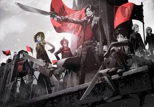 Join the Survey Corps and Fight Back Against the Titans attack on titan wallpaper