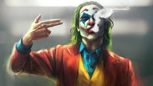 Joker 2019 Smoking Painting joker wallpaper