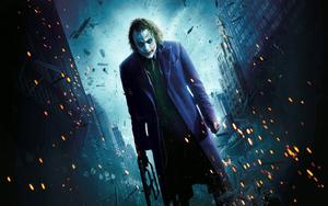 Joker Burning Gotham joker wallpaper