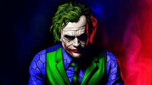 Joker Ledger Neon Art joker wallpaper