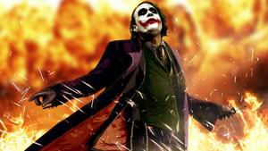 Joker On Fire joker wallpaper