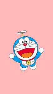 Joyful Flying Doraemon iPhone doraemon iphone wallpaper