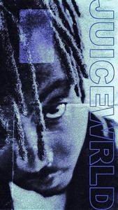 Juice Wrld looking deep in thought. juice wrld wallpaper