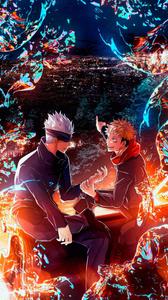 Jujutsu Kaisen Boys Itadori Gojo boys wallpaper