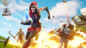 Jump Into Epic Adventure with Fortnite Wallpaper