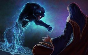 Jumping Black Panther Spirit black panther wallpaper
