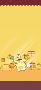 Jumping Pompompurin pompompurin wallpaper