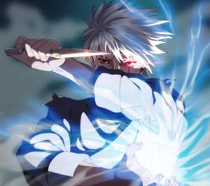 Kakashi Performing Chidori Picture Wallpaper