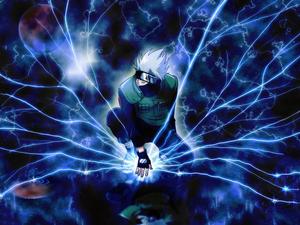 Kakashi PFP Lightning Art kakashi pfp wallpaper