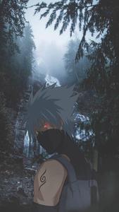 Kakashi PFP Waterfall Art kakashi pfp wallpaper