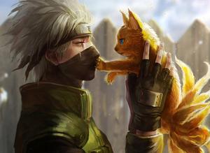 Kakashi PFP With Kyuubi kakashi pfp wallpaper