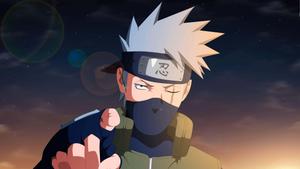 Kakashi Pointing Picture Wallpaper