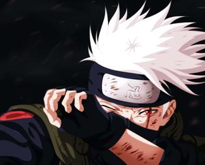 Kakashi Shielding Himself Picture Wallpaper