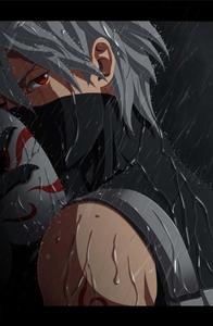 Kakashi Under The Rain Picture Wallpaper