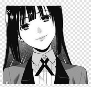 Kakegurui Yumeko Jabami Black And White PFP black and white pfp wallpaper