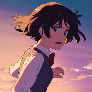 Kaleidoscopic Anime Girl anime pfp wallpaper