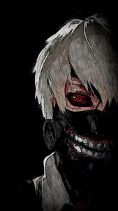 Kaneki Ken shrouded in darkness, still protecting humanity from ghouls in Tokyo Ghoul tokyo ghoul wallpaper