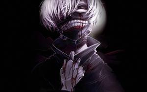 Kaneki Ken, the protagonish of Tokyo Ghoul, stays vigilant in his turtleneck tokyo ghoul wallpaper