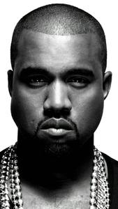 Kanye West In Black Portrait kanye west wallpaper