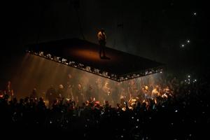 Kanye West On Elevated Stage kanye west wallpaper