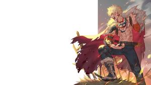 Katsuki Bakugo fires his attack in My Hero Academia my hero academia wallpaper